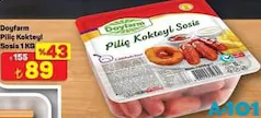 DOYFARM PİLİÇ KOKTEYL SOSİS 1 KG fiyat ve kampanya bilgisi